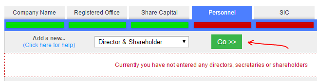 Adding a new Director, Secretary, Shareholder or PSC